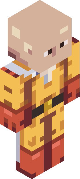 Minecraft skin tagged monk rank #11