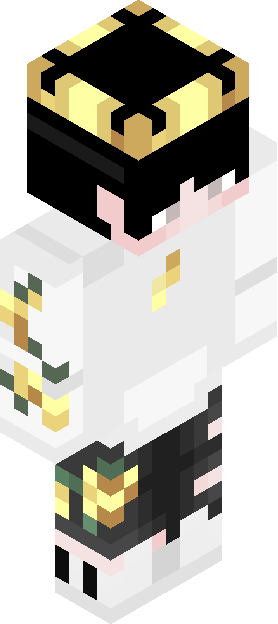 Minecraft skin tagged whitegold rank #2