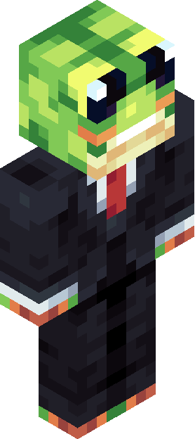 Minecraft skin tagged green rank #1