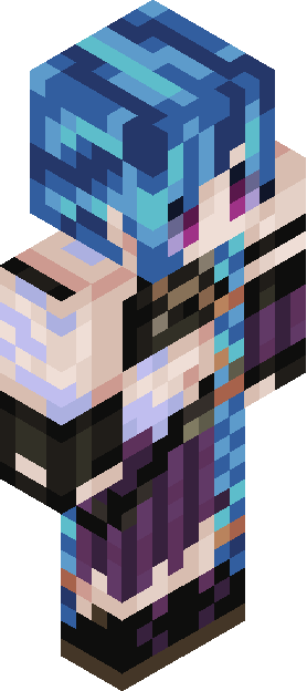 Minecraft skin tagged braid rank #15