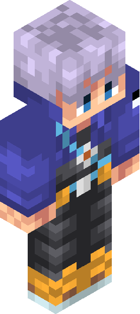 Minecraft skin tagged bluegold rank #1
