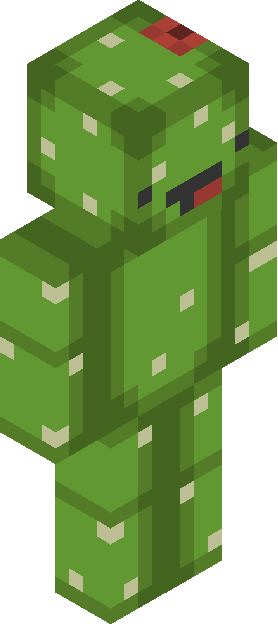 Minecraft skin tagged green rank #27