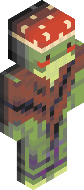 Minecraft skin tagged green rank #44