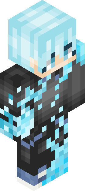 Minecraft skin tagged bluehair rank #36