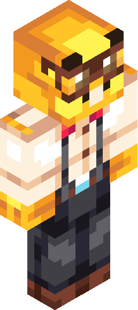 Minecraft skin tagged yellow rank #41