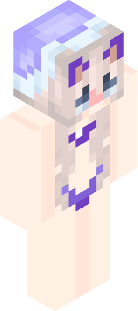 Minecraft skin tagged lavender rank #2