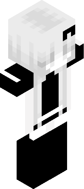 Minecraft skin tagged grayscale rank #20