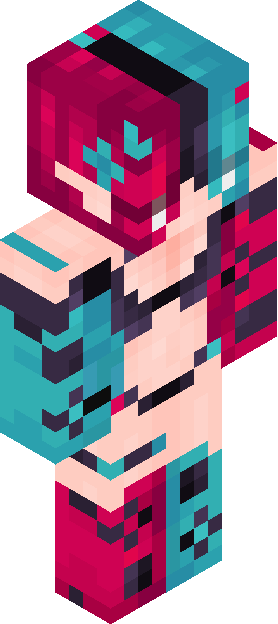 Minecraft skin tagged neon rank #48
