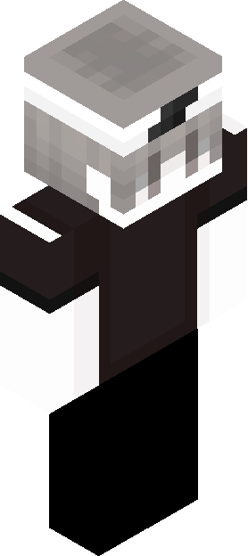Minecraft skin tagged white rank #1