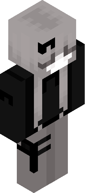 Minecraft skin tagged grayscale rank #27