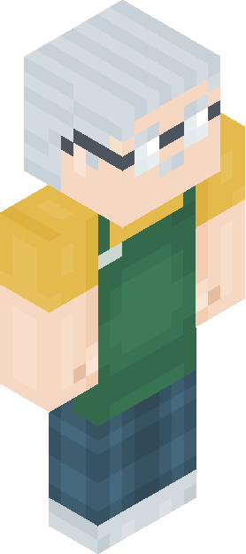 Minecraft skin tagged grayhair rank #48