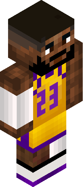 Minecraft skin tagged lakers rank #7