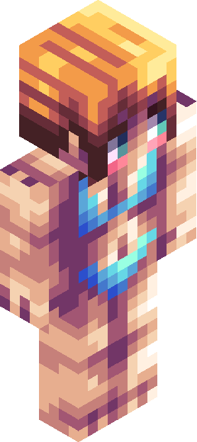 Minecraft skin tagged orange rank #24