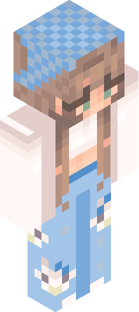 Minecraft skin tagged blue rank #37