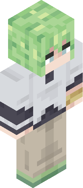 Minecraft skin tagged greenhair rank #14