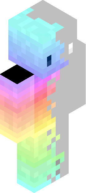 Minecraft skin tagged rainbow rank #43