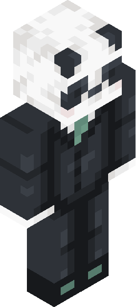 Minecraft skin tagged panda rank #8