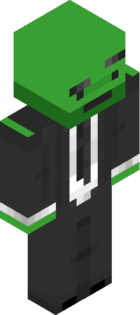 Minecraft skin tagged green rank #21