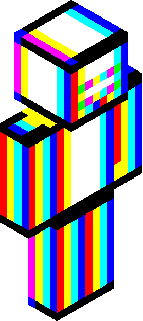 Minecraft skin tagged pixelated rank #44