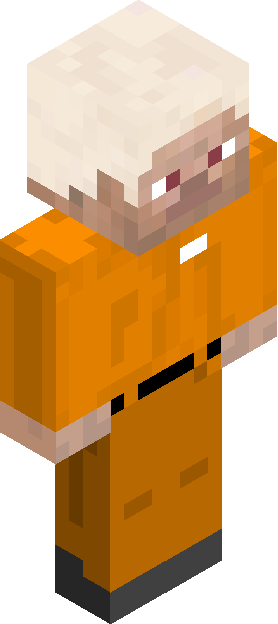 Minecraft skin tagged inmate rank #6
