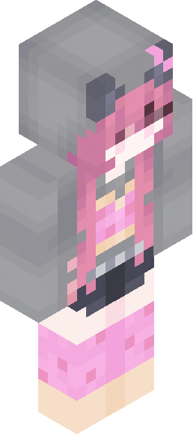 Minecraft skin tagged ears rank #23