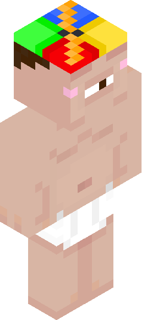 Minecraft skin tagged rainbow rank #18
