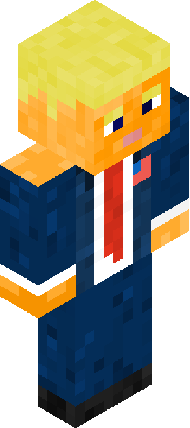 Minecraft skin tagged president rank #17