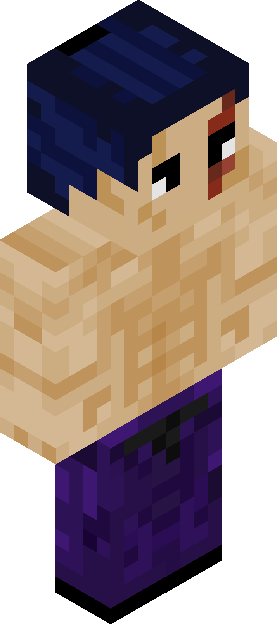 Minecraft skin tagged bluehair rank #40
