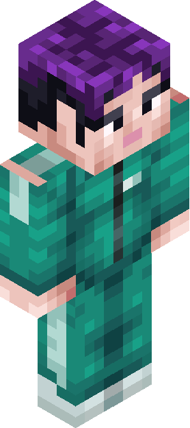 Minecraft skin tagged purplehair rank #9