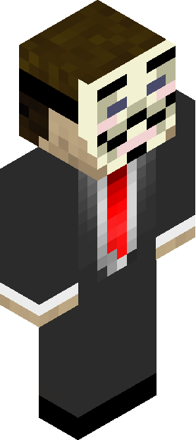 Minecraft skin tagged anonymous rank #3