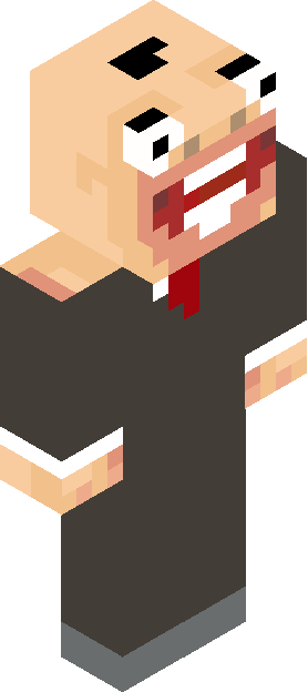 Minecraft skin tagged tongue rank #5