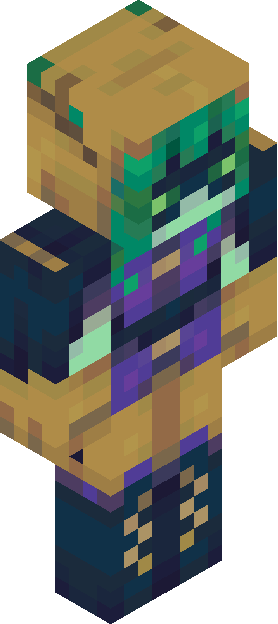 Minecraft skin tagged blue rank #34
