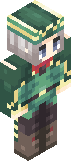 Minecraft skin tagged green rank #31