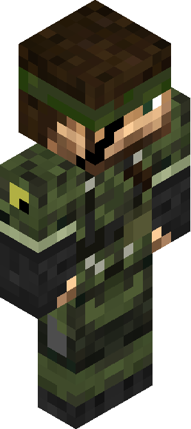 Minecraft skin tagged army rank #8