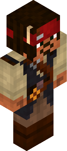 Minecraft skin tagged pirate rank #36