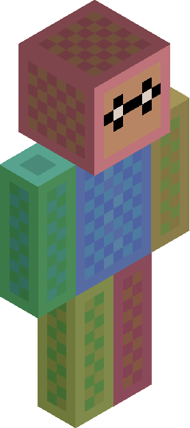 Minecraft skin tagged checkered rank #42