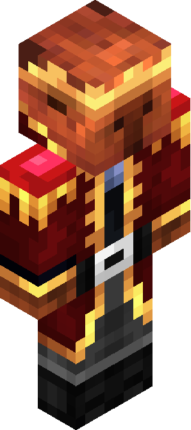Minecraft skin tagged commander rank #4