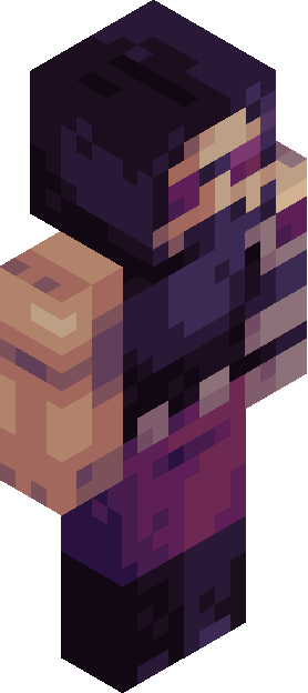 Minecraft skin tagged purple rank #31