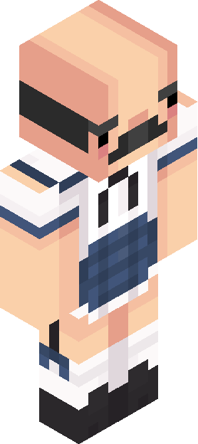 Minecraft skin tagged student rank #12
