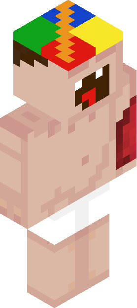 Minecraft skin tagged rainbow rank #40