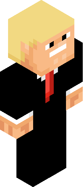 Minecraft skin tagged president rank #8