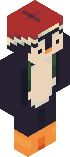 Minecraft skin tagged penguin rank #33