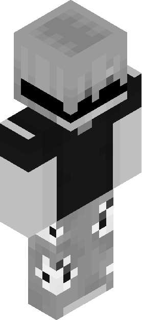 Minecraft skin tagged grayscale rank #32