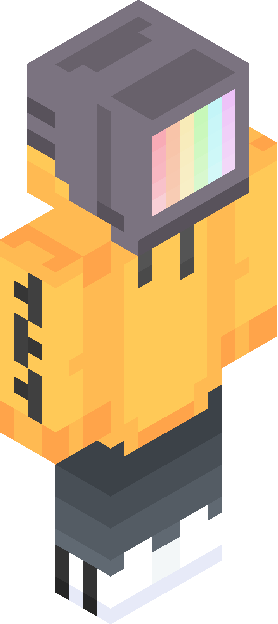 Minecraft skin tagged rainbow rank #44