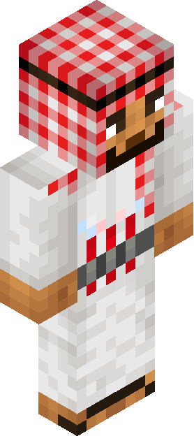 Minecraft skin tagged headscarf rank #24