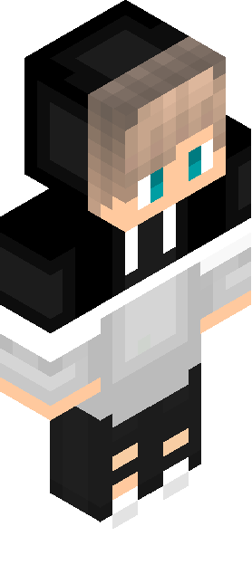 Minecraft skin tagged teal rank #44