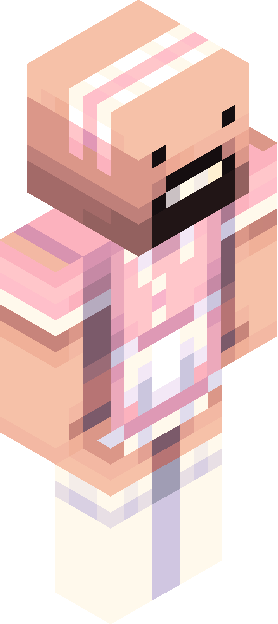 Minecraft skin tagged pig rank #43