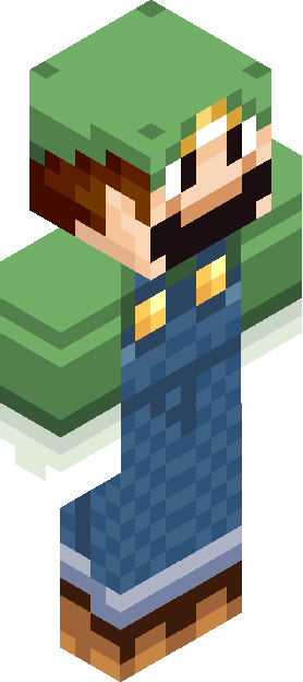 Minecraft skin tagged luigi rank #4