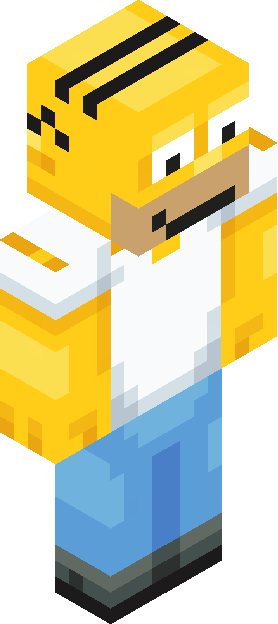 Minecraft skin tagged homer rank #4