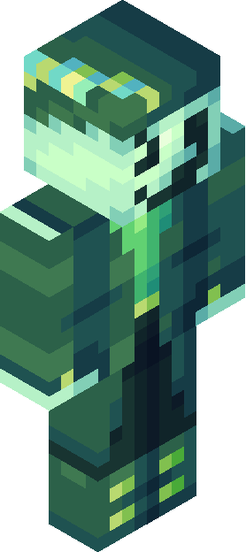Minecraft skin tagged green rank #47